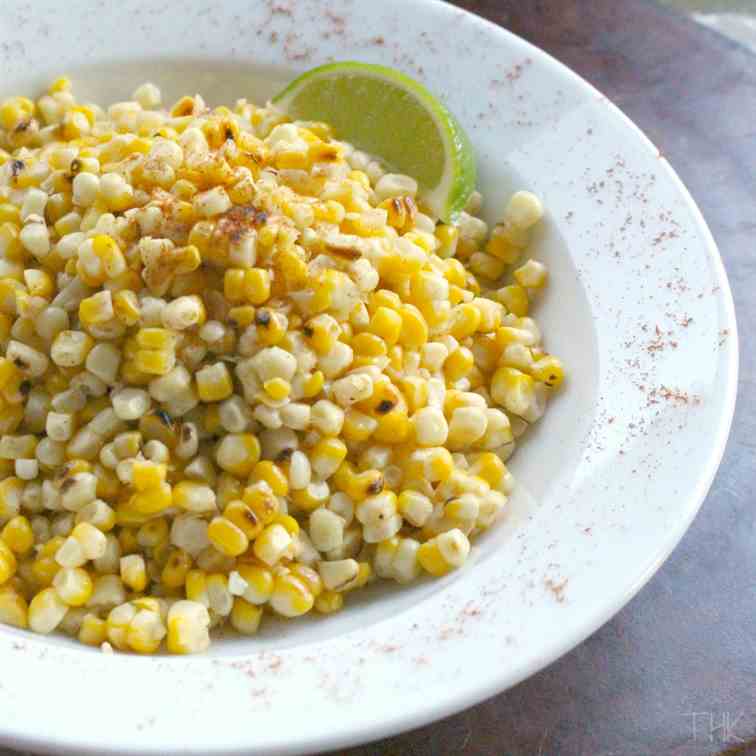 Four-Ingredient Grilled Corn Salad