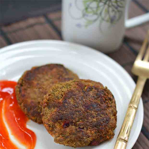 Broccoli Beetroot Cutlets