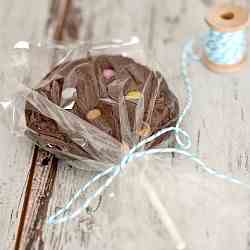 Giant Chocolate and Smarties Cookies Pops