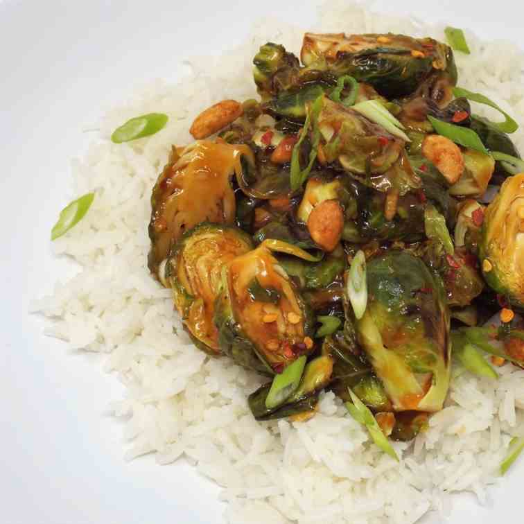 Kung Pao Brussels Sprouts