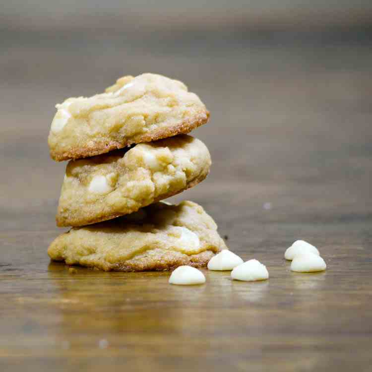 White Choc Macadamia Nut Cookies