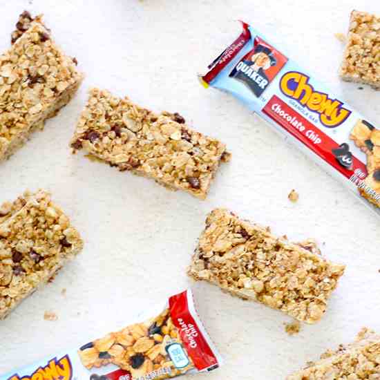 Homemade Chewy Granola Bars