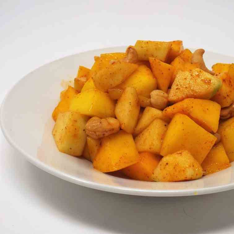 Mango Fruit Salad with Chili-Lime Dressing