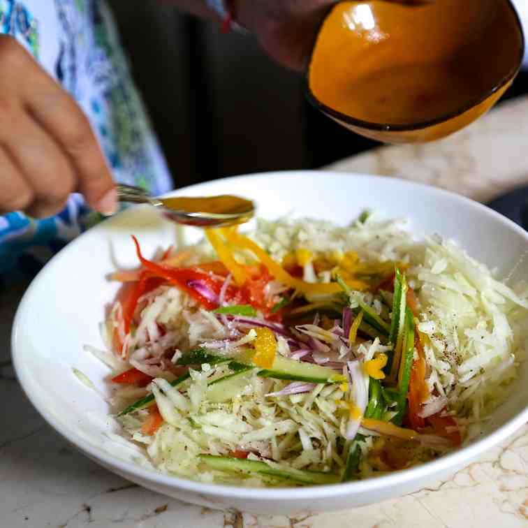 Creole Papaya Salad