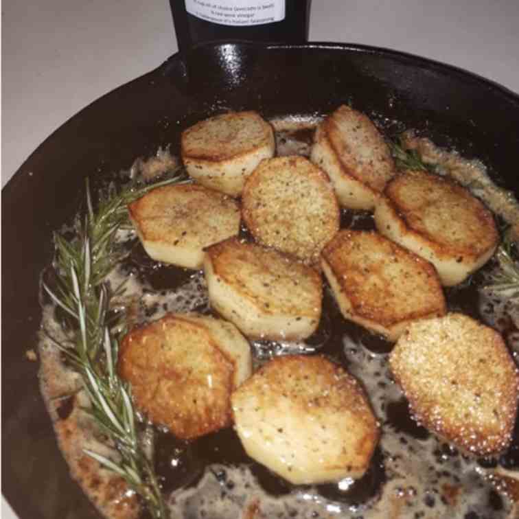 Cast Iron Skillet Fondant Potatoes