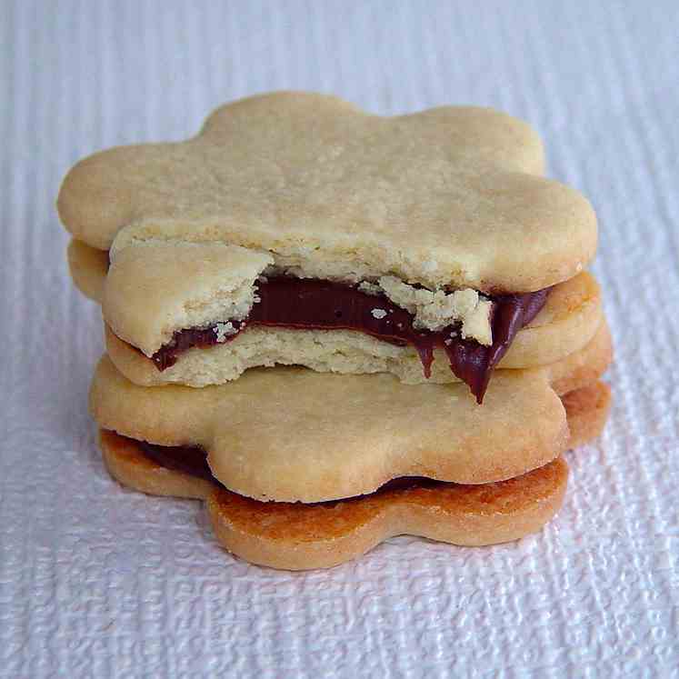 Sandwich butter cookies