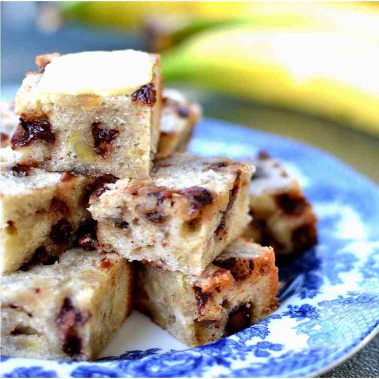 Chocolate Chip Banana Bread Bites