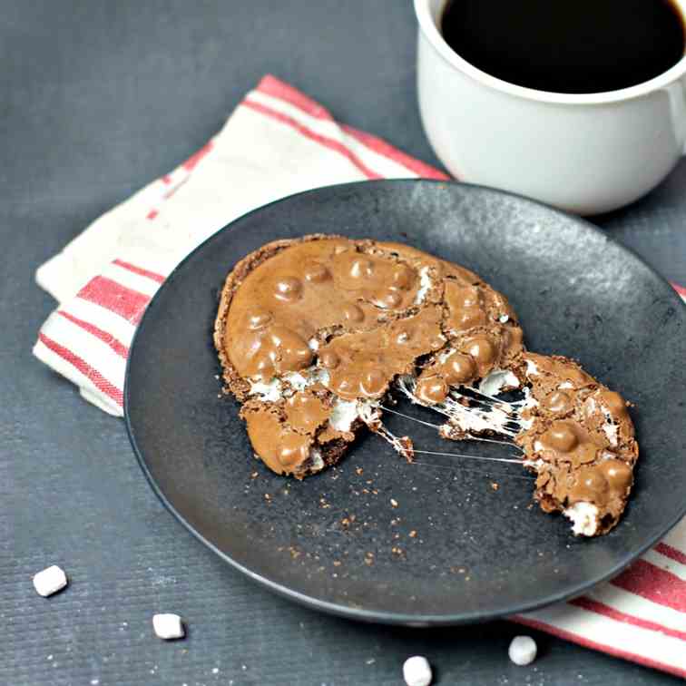 Flourless Hot Cocoa Cookies