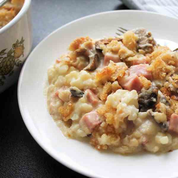 Down-Home Creamy Ham Casserole