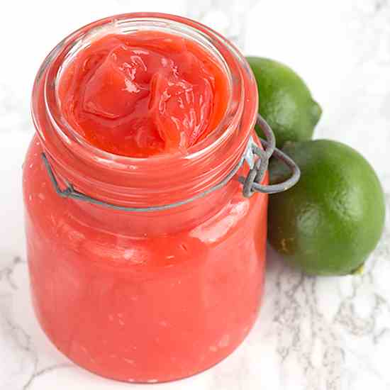 Raspberry Lime Curd