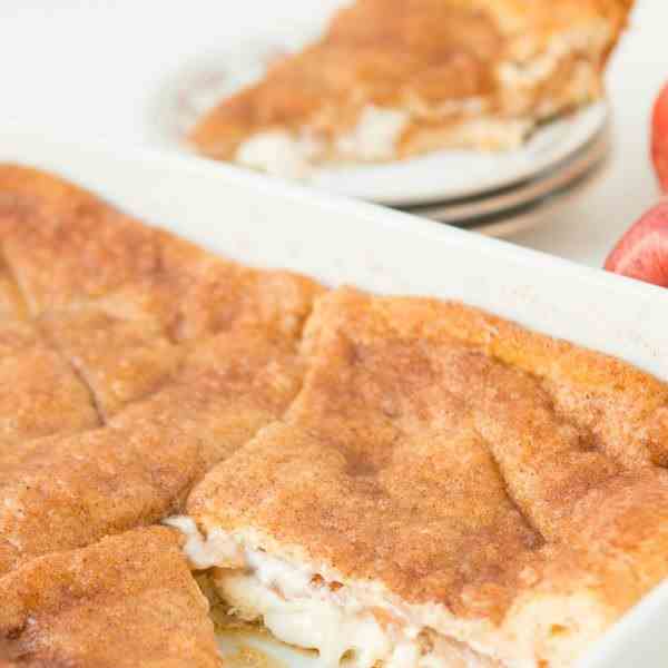 crescent roll apple bars