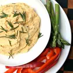 Crispy Rosemary Hummus