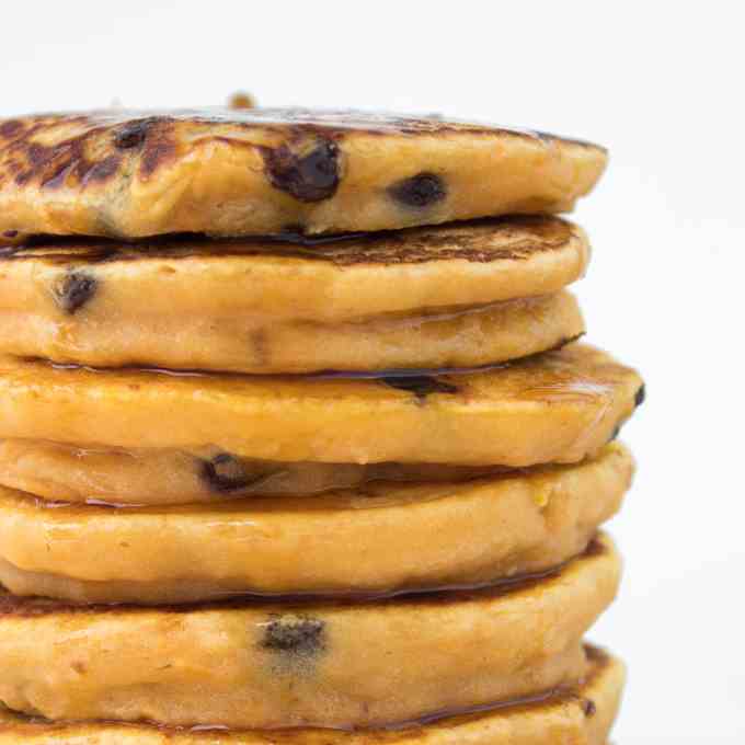 Fluffy Vegan Sweet Potato Pancakes