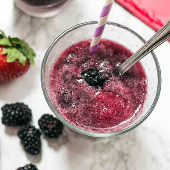 Berry Sangria Sorbet Float