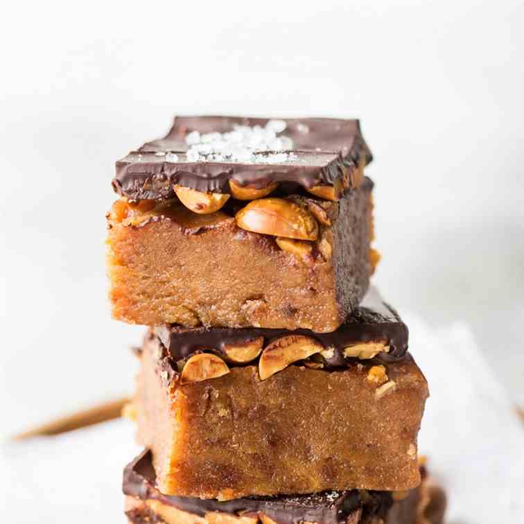 Vegan peanut butter fudge