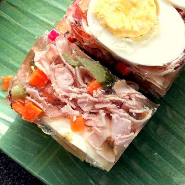 Ham and Egg Aspic