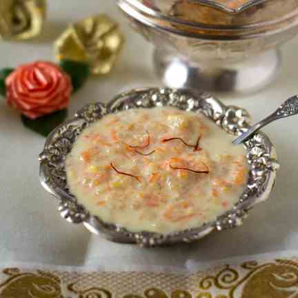 Oats And Carrot Pudding