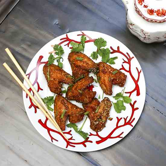 Hawaiian Pupu Chicken Wings