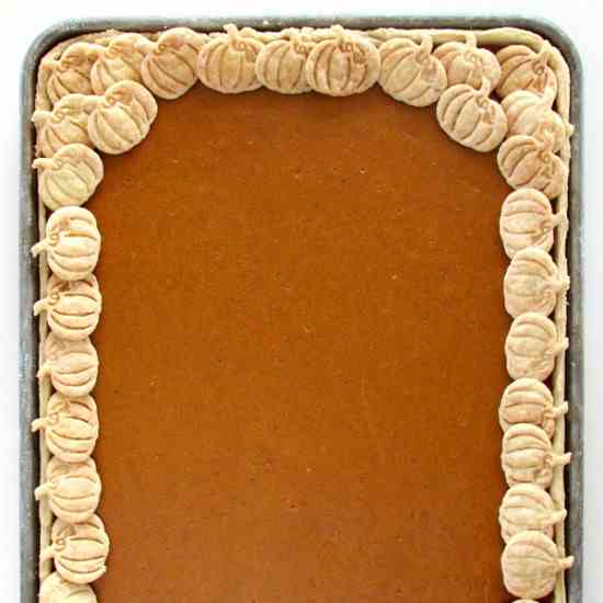 Pumpkin Slab Pie