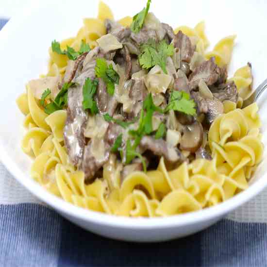 Beef Stroganoff