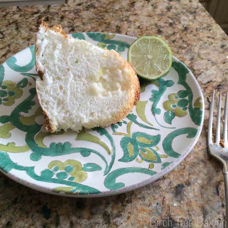 Key Lime Angel Food Cake