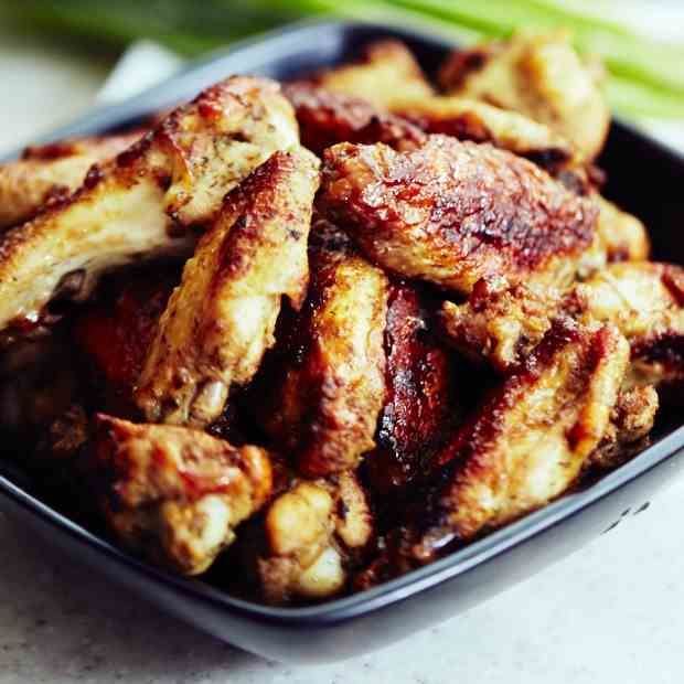 Tender Pan Fried Chicken Wings