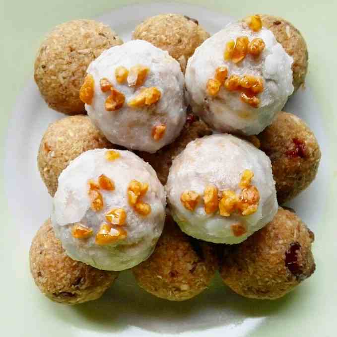 Vegan Coconut Pumpkin Truffles