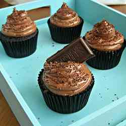 Triple Threat Chocolate Cupcakes