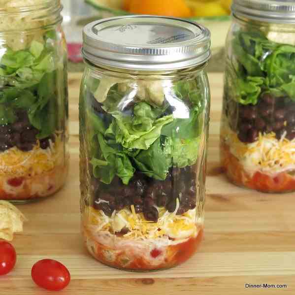 Taco Salad in a Jar