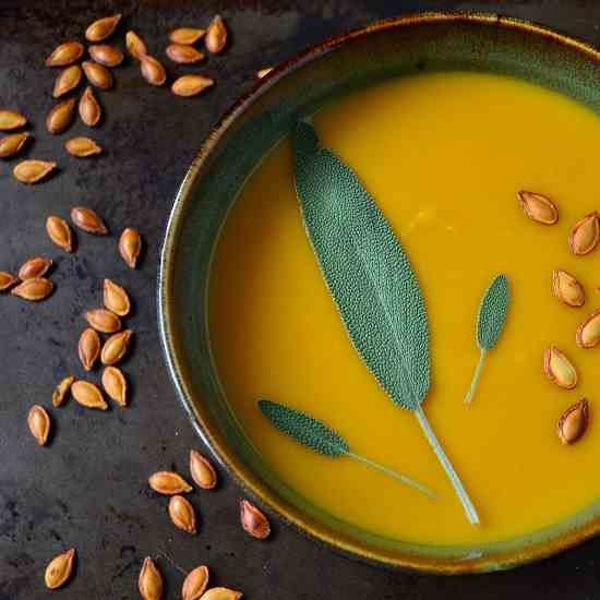 Butternut Squash Ginger Pear Soup