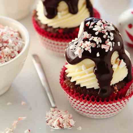 Chocolate Peppermint Cupcakes