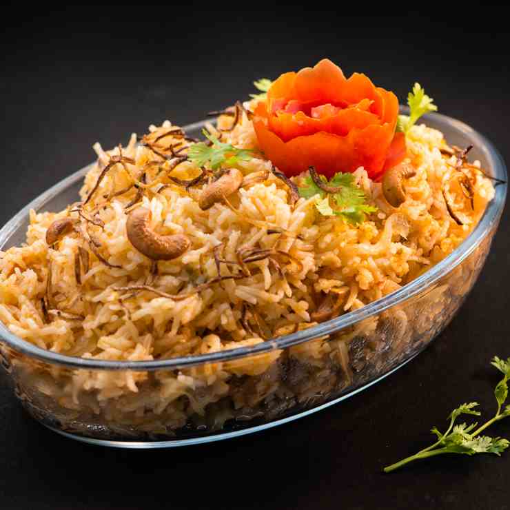 Tomato Rice with Coconut Milk