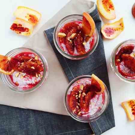 Blood Orange Chia Pudding