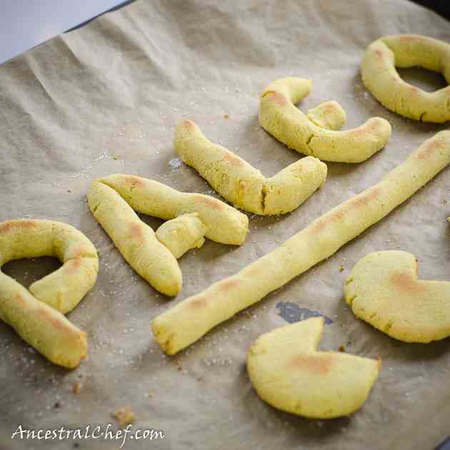 Grain-Free Gluten-Free Curry Pretzels