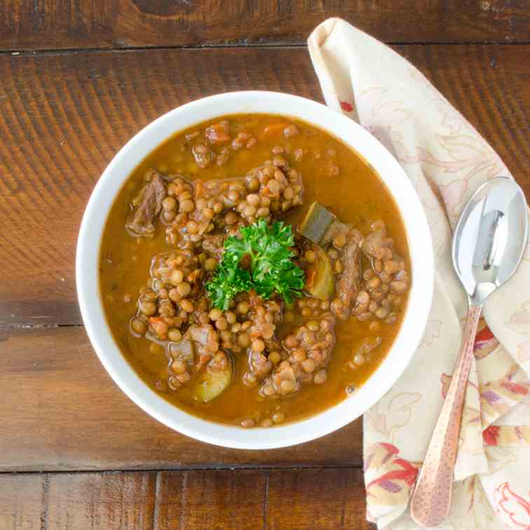 Lentil and Zucchini Stew