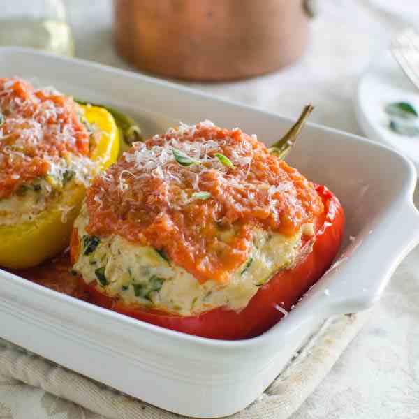 Italian-Style Turkey Stuffed Peppers