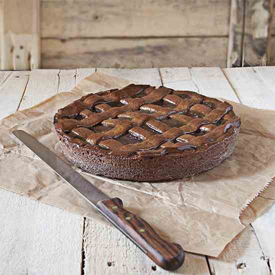 Chocolate fondant tart