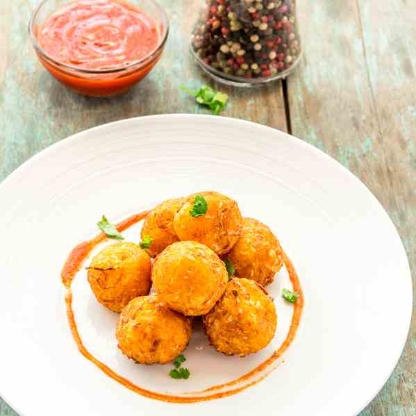 Crispy - Crunchy Cabbage Fritters