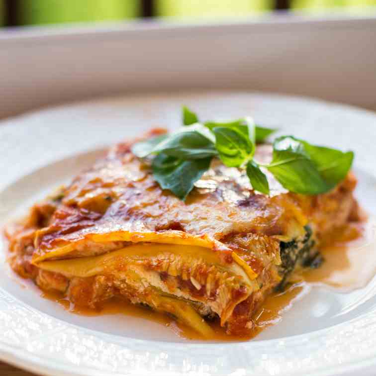 Summer Squash Lasagna