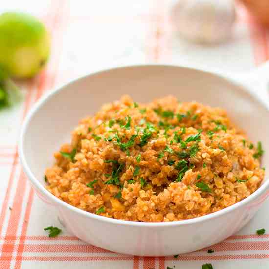 Low Carb Mexican Cauliflower Rice