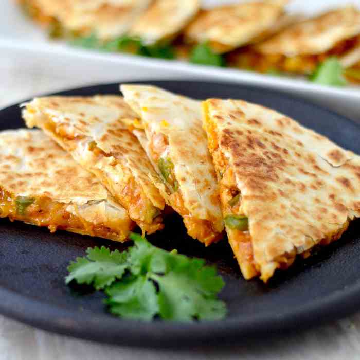 Mandarin Orange Chicken Quesadillas