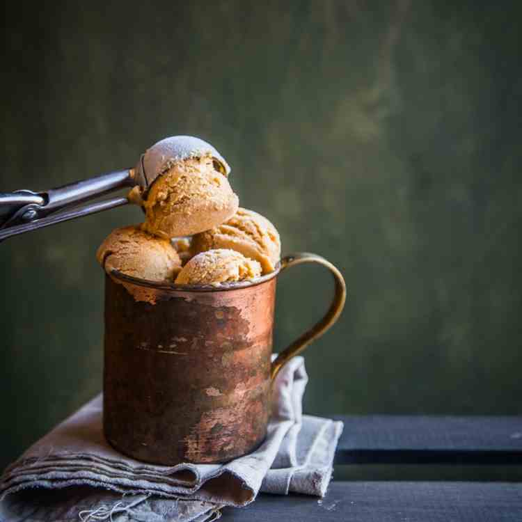 Cinnamon Brown Sugar Pumpkin Ice Cream