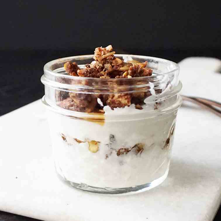 Maple cinnamon grain-free granola