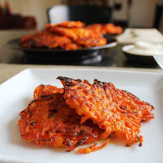 The Best Savory Carrot Pancakes