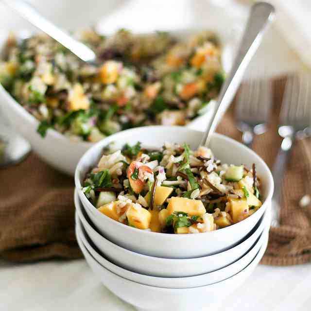 Mango Cucumber Rice Salad