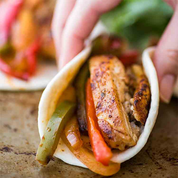 Quick and Easy Chicken Fajitas