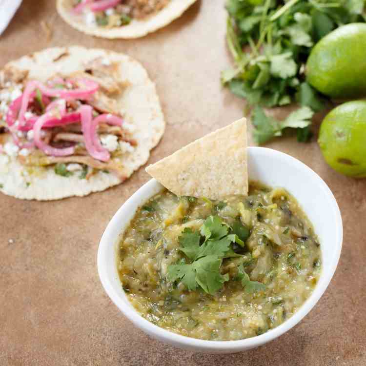 Roasted Tomatillo Salsa