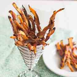 Sweet Potato Fries with Bacon