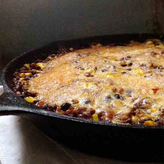 Southwestern Chili Tortilla Bake