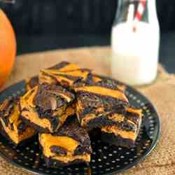 Pumpkin Cheesecake Brownies